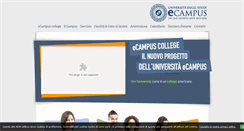 Desktop Screenshot of college.uniecampus.it